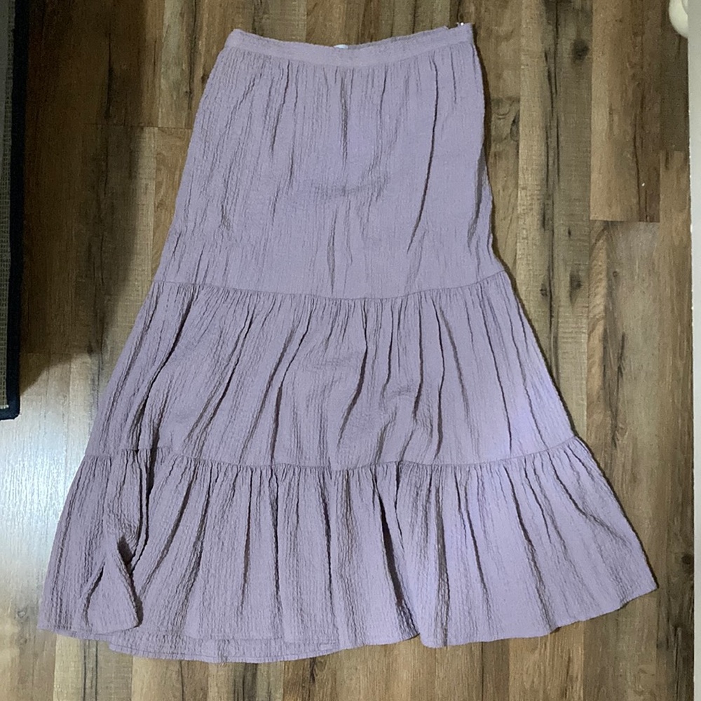 Lavender colored Urban Outfitters midi skirt.